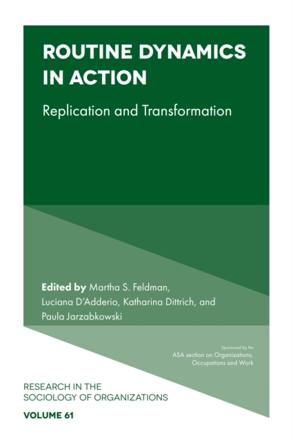 Routine Dynamics in Action : Replication and Transformation, Hardback Book