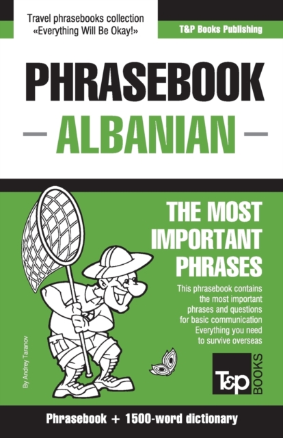 English-Albanian phrasebook and 1500-word dictionary, Paperback / softback Book