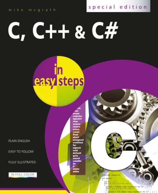 C, C++ & C# in easy steps, EPUB eBook