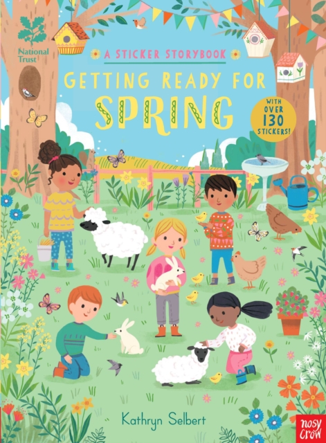 National Trust: Getting Ready for Spring, A Sticker Storybook, Paperback / softback Book