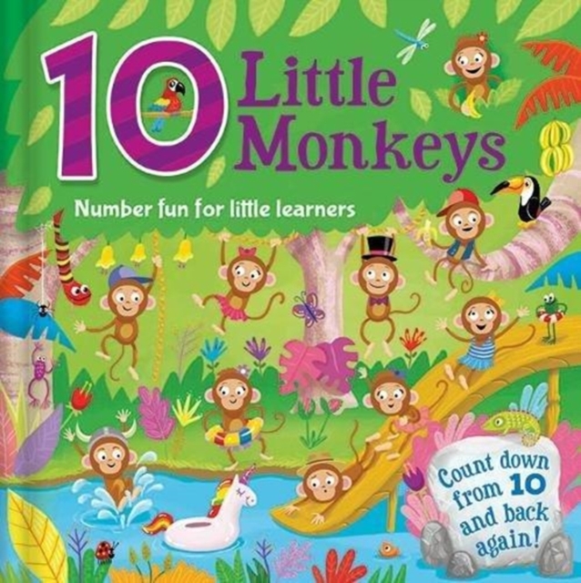 10 Little Monkeys, Hardback Book