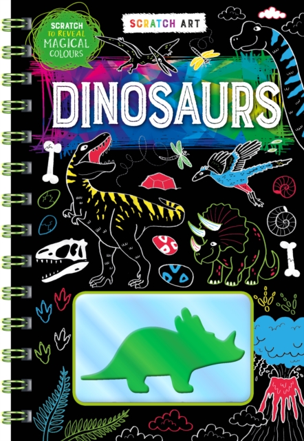Scratch & Colour: Dinosaurs, Hardback Book