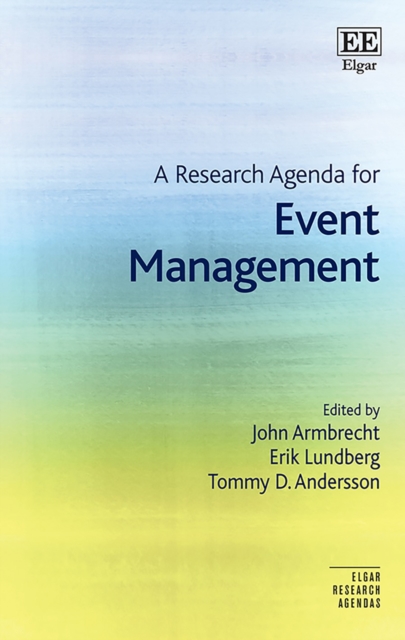 Research Agenda for Event Management, PDF eBook
