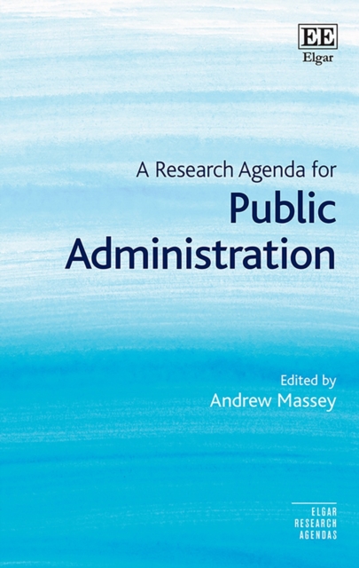Research Agenda for Public Administration, PDF eBook