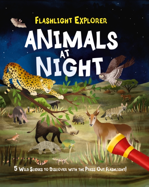 Flashlight Explorer: Animals at Night : 5 Wild Scenes to Discover with the Press-Out Flashlight, Hardback Book
