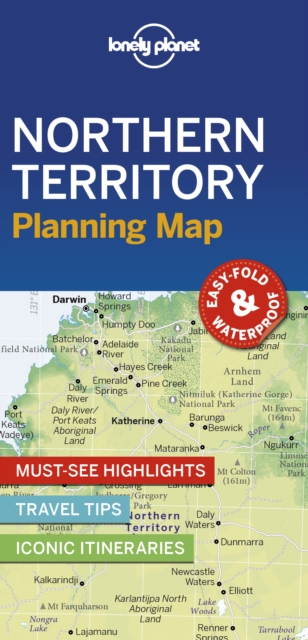Lonely Planet Northern Territory Planning Map, Sheet map, folded Book