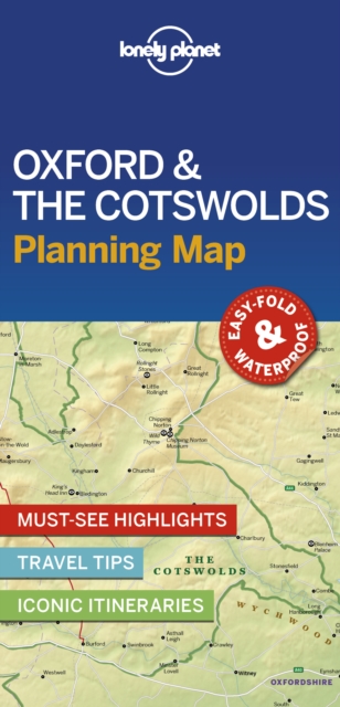 Lonely Planet Oxford & the Cotswolds Planning Map, Sheet map, folded Book