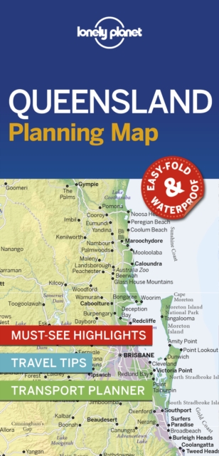 Lonely Planet Queensland Planning Map, Sheet map, folded Book