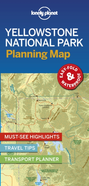 Lonely Planet Yellowstone National Park Planning Map, Sheet map, folded Book