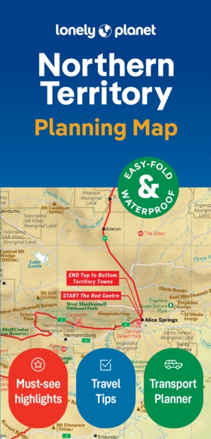 Lonely Planet Northern Territory Planning Map, Sheet map, folded Book