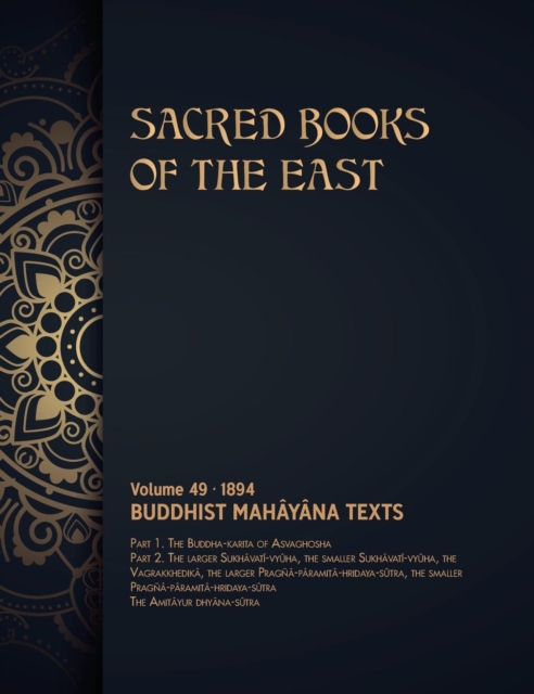 Buddhist Mahayana Texts, Hardback Book