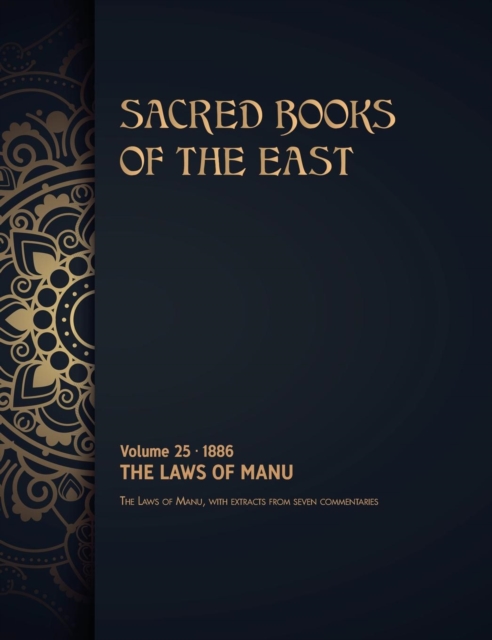 The Laws of Manu, Hardback Book