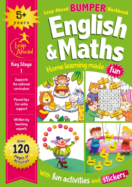 Leap Ahead Bumper Workbook: English and Maths 5+, Paperback / softback Book
