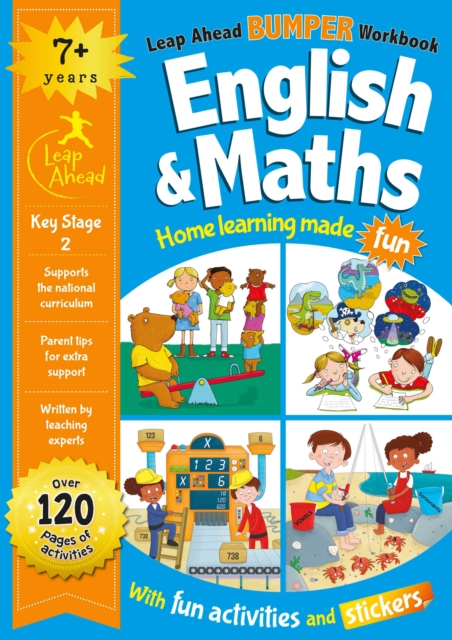 Leap Ahead Bumper Workbook: 7+ Years English & Maths, Paperback / softback Book