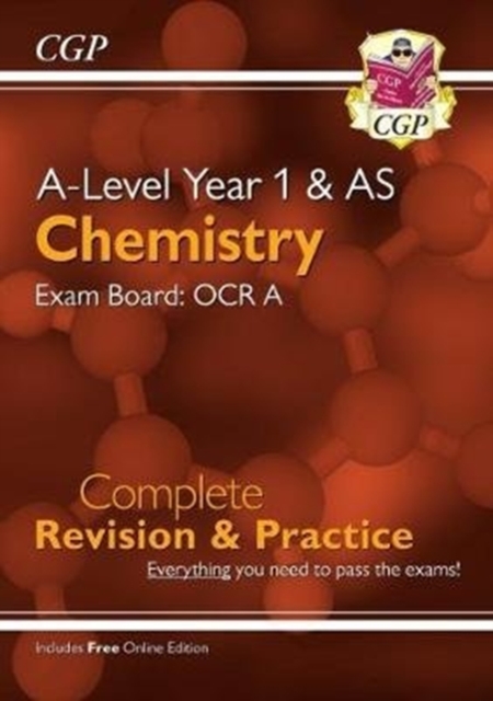 A-Level Chemistry: OCR A Year 1 & AS Complete Revision & Practice with Online Edition, Multiple-component retail product, part(s) enclose Book