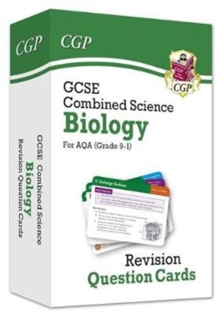 GCSE Combined Science: Biology AQA Revision Question Cards, Hardback Book