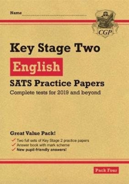 KS2 English SATS Practice Papers: Pack 4 - for the 2024 tests (with free Online Extras), Paperback / softback Book