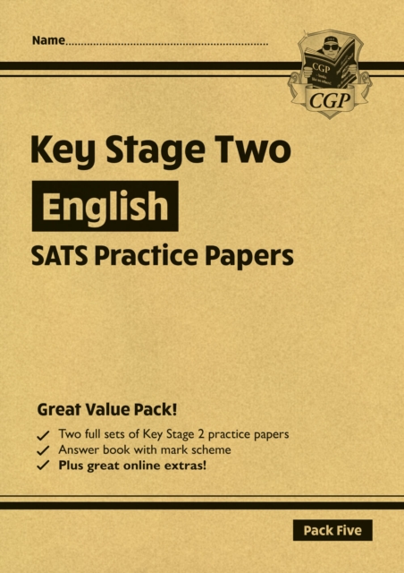 KS2 English SATS Practice Papers: Pack 5 - for the 2024 tests (with free Online Extras), Paperback / softback Book