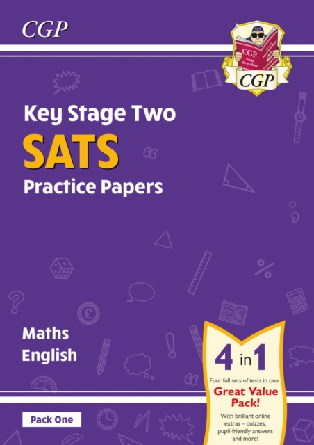 KS2 Maths & English SATS Practice Papers: Pack 1 - for the 2024 tests (with free Online Extras), Paperback / softback Book