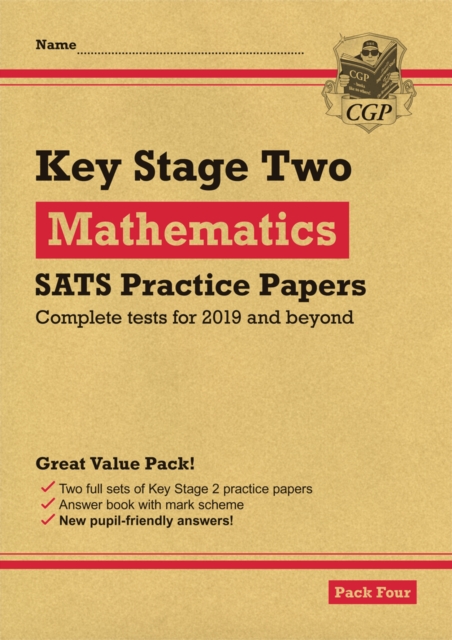 KS2 Maths SATS Practice Papers: Pack 4 - for the 2024 tests (with free Online Extras), Paperback / softback Book