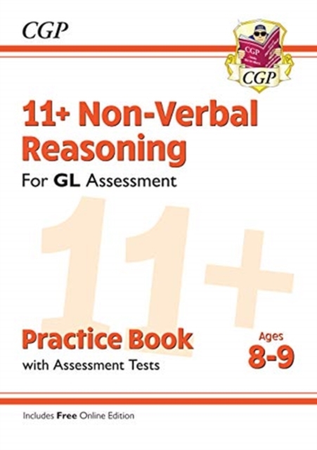 11+ GL Non-Verbal Reasoning Practice Book & Assessment Tests - Ages 8-9 (with Online Edition), Multiple-component retail product, part(s) enclose Book