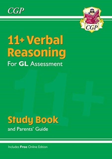 11+ GL Verbal Reasoning Study Book (with Parents’ Guide & Online Edition), Multiple-component retail product, part(s) enclose Book