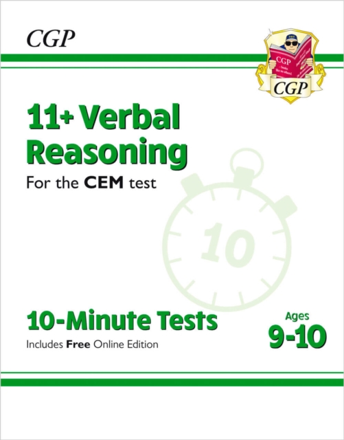 11+ CEM 10-Minute Tests: Verbal Reasoning - Ages 9-10 (with Online Edition), Mixed media product Book