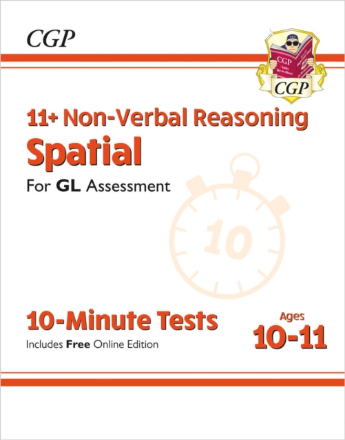 11+ GL 10-Minute Tests: Non-Verbal Reasoning Spatial - Ages 10-11 Book 1 (with Online Edition), Multiple-component retail product, part(s) enclose Book