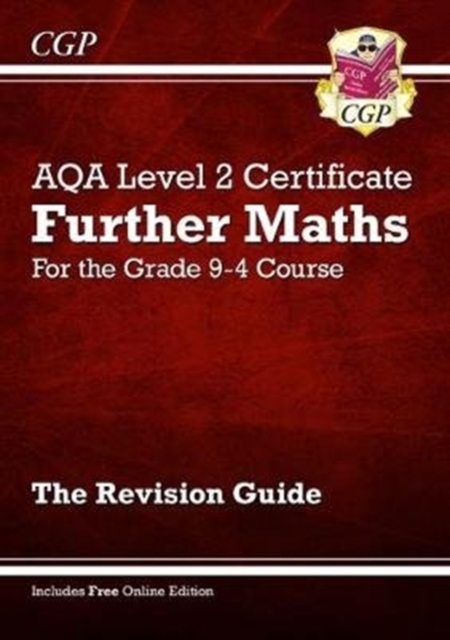 AQA Level 2 Certificate in Further Maths: Revision Guide (with Online Edition), Multiple-component retail product, part(s) enclose Book