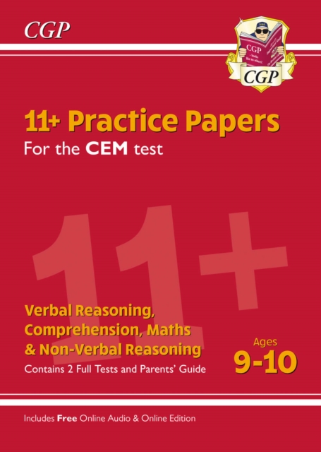 11+ CEM Practice Papers - Ages 9-10 (with Parents' Guide & Online Edition), Multiple-component retail product, part(s) enclose Book