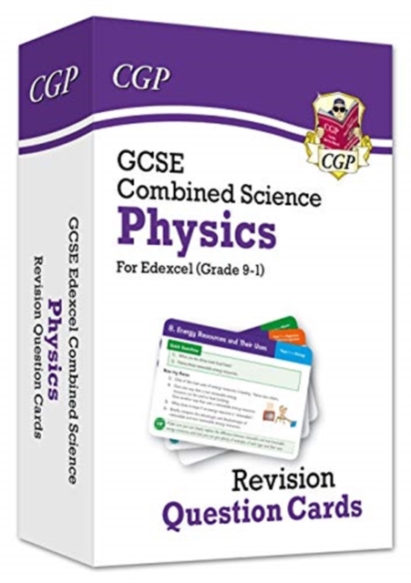 9-1 GCSE Combined Science: Physics Edexcel Revision Question Cards, Hardback Book