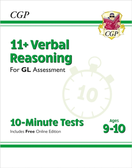 11+ GL 10-Minute Tests: Verbal Reasoning - Ages 9-10 (with Online Edition), Multiple-component retail product, part(s) enclose Book