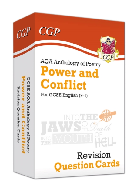 GCSE English: AQA Power & Conflict Poetry Anthology - Revision Question Cards, Hardback Book