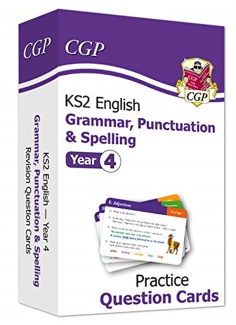 KS2 English Year 4 Practice Question Cards: Grammar, Punctuation & Spelling, Hardback Book