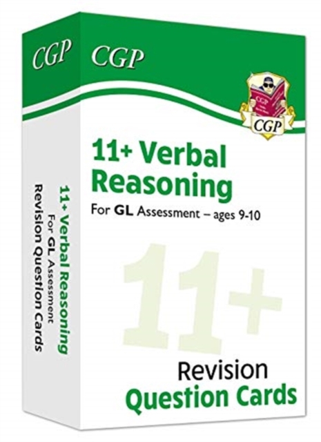11+ GL Revision Question Cards: Verbal Reasoning - Ages 9-10, Hardback Book