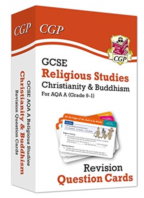 GCSE AQA A Religious Studies: Christianity & Buddhism Revision Question Cards, Hardback Book