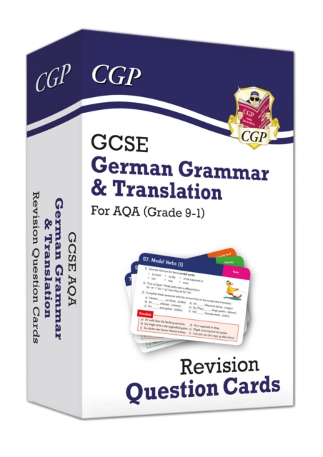 GCSE AQA German: Grammar & Translation Revision Question Cards (For exams in 2024 and 2025), Hardback Book