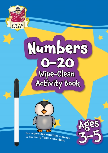 New Numbers 0-20 Wipe-Clean Activity Book for Ages 3-5 (with pen), Multiple-component retail product, part(s) enclose Book