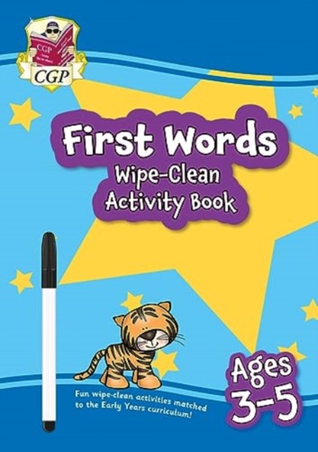 New First Words Wipe-Clean Activity Book for Ages 3-5 (with pen), Multiple-component retail product, part(s) enclose Book