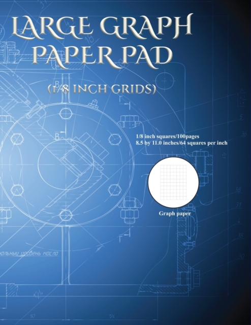 Large Graph Pad (1/8 Inch Grids), Paperback / softback Book