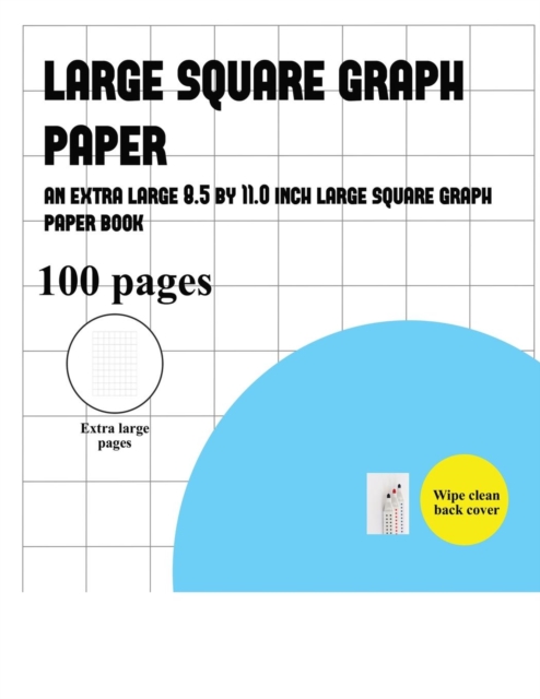 Large Square Graph Paper, Paperback / softback Book
