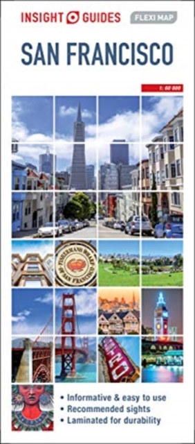 Insight Guides Flexi Map San Francisco, Sheet map Book