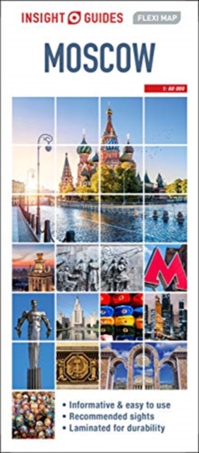 Insight Guides Flexi Map Moscow, Sheet map Book