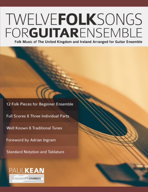 12 Folk Songs for Guitar Ensemble, Paperback / softback Book