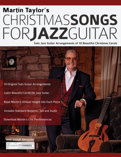 Christmas Songs For Jazz Guitar : Solo Jazz Guitar Arrangements of 10 Beautiful Christmas Carols, Paperback / softback Book