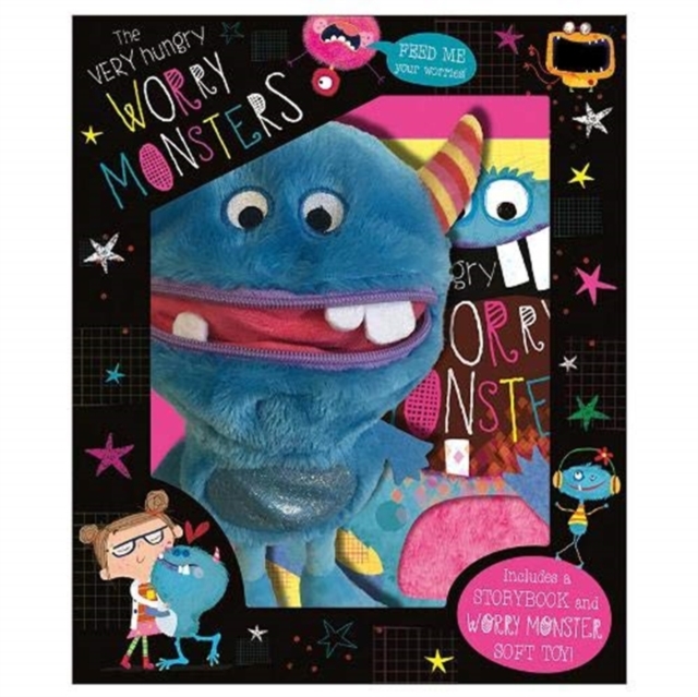 The Very Hungry Worry Monster Plush Box Set, Mixed media product Book