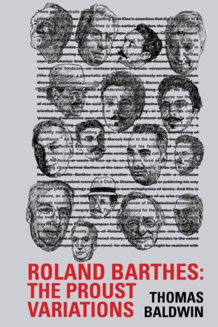 Roland Barthes: The Proust Variations, Hardback Book