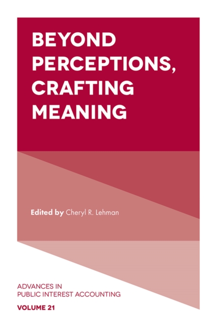 Beyond Perceptions, Crafting Meaning, Hardback Book