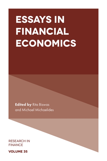 Essays in Financial Economics, Hardback Book