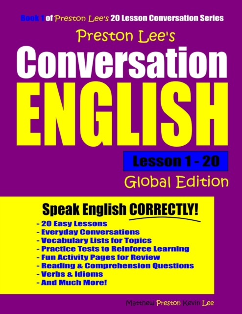 Preston Lee's Conversation English Lesson 1 - 20 Global Edition, Paperback / softback Book